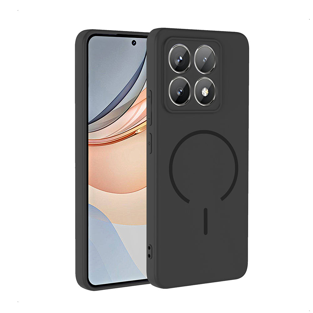 Xiaomi 14T Kılıf M-safe Şarj Özellikli Zore Meta Kapak Siyah