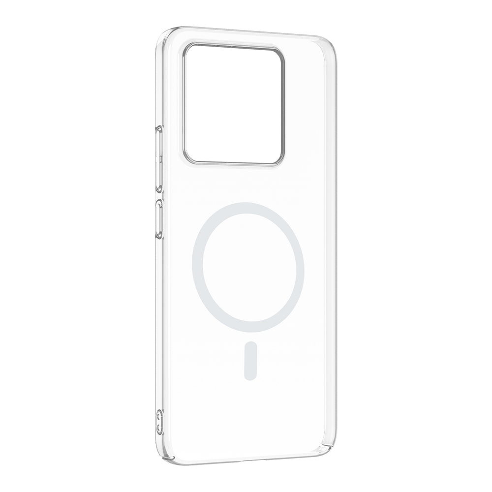 Xiaomi 14T Pro Kamera Korumalı M-Safe Şarj Özellikli Şeffaf Zore London Sert PC Kapak Şeffaf