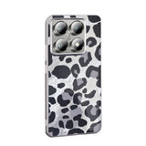 Xiaomi 14T Pro Kılıf Desenli Zore Mep Kapak Gri Leopar