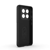 Xiaomi 14T Pro Kılıf Esnek TPU Oyuklu Arka Yüzey Tasarımlı Zore Etnik Silikon Kapak Siyah