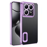 Xiaomi 14T Pro Kılıf Kamera Korumalı Logo Gösteren Zore Omega Kapak Lila