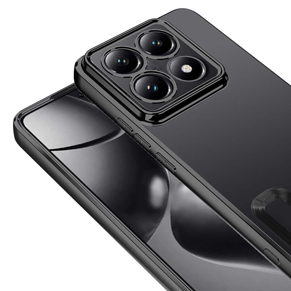 Xiaomi 14T Pro Kılıf Kamera Korumalı Logo Gösteren Zore Omega Kapak Lila