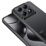 Xiaomi 14T Pro Kılıf Kamera Korumalı Logo Gösteren Zore Omega Kapak Sierra Mavi