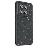 Xiaomi 14T Pro Kılıf Kamera Korumalı Simli Lüks Zore Koton Kapak Gümüş