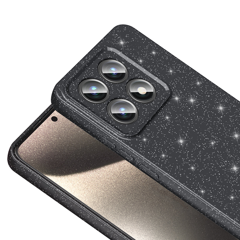 Xiaomi 14T Pro Kılıf Kamera Korumalı Simli Lüks Zore Koton Kapak Gümüş