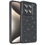 Xiaomi 14T Pro Kılıf Kamera Korumalı Simli Lüks Zore Koton Kapak Siyah