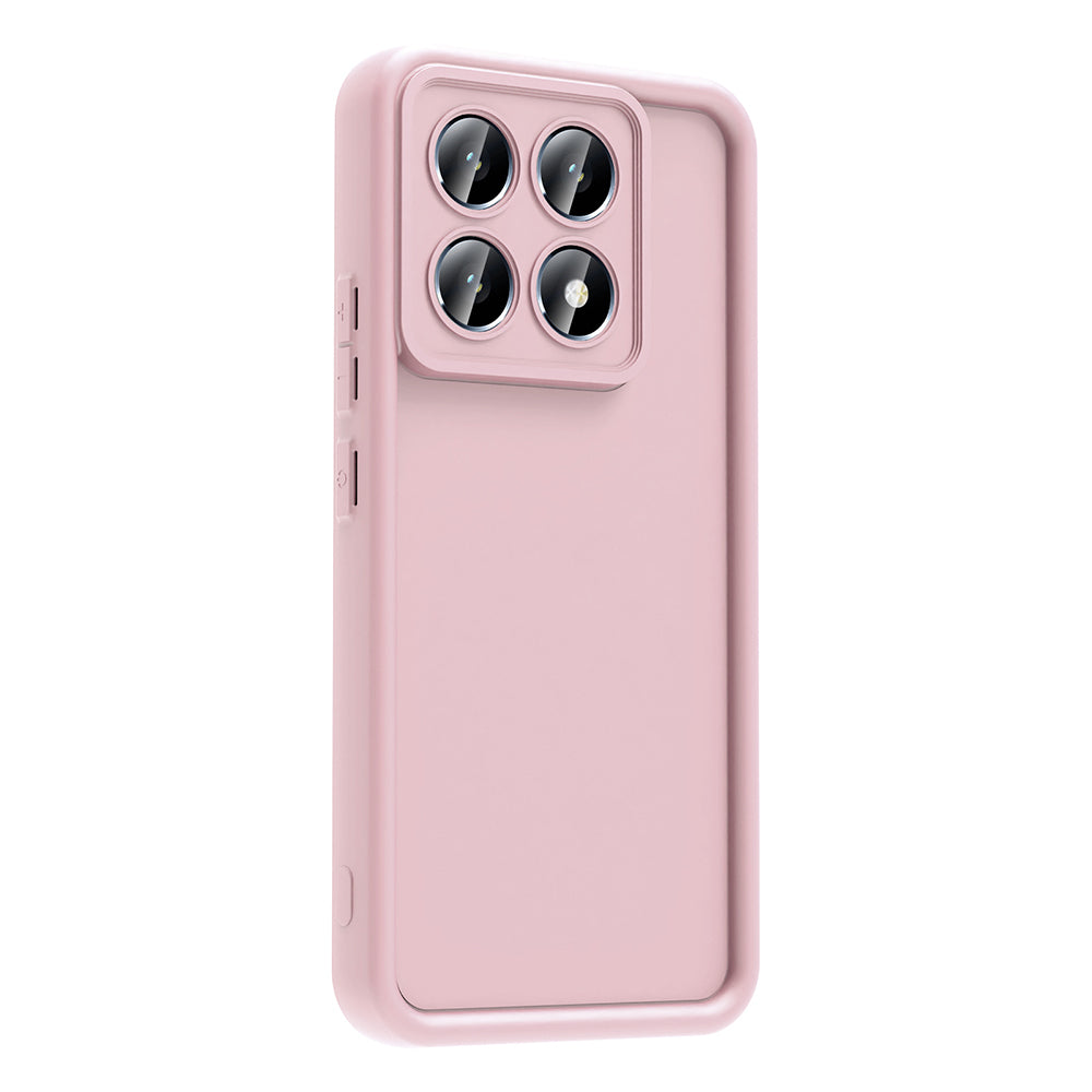 Xiaomi 14T Pro Kılıf Kamera Korumalı Zore Ananas Kapak Pembe