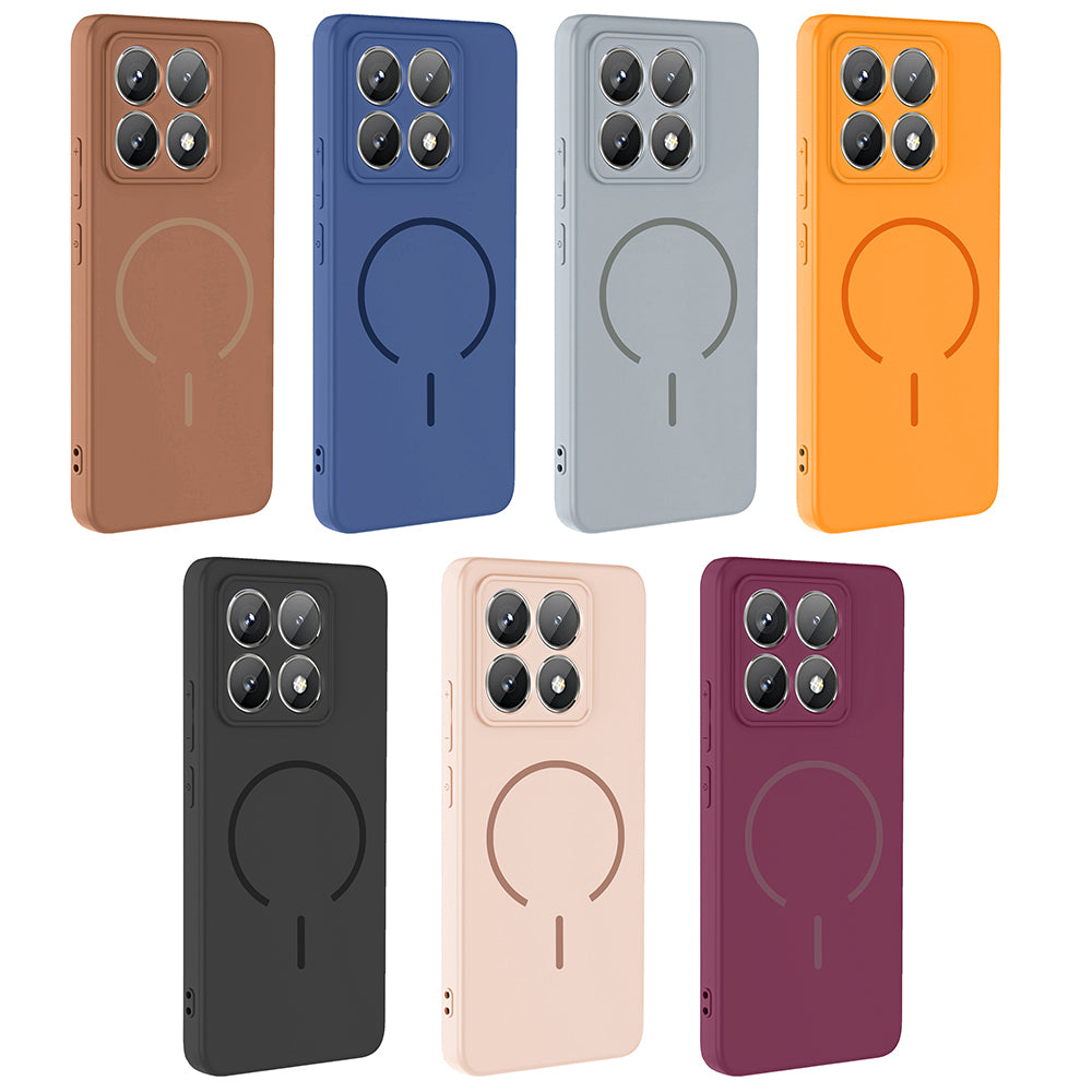 Xiaomi 14T Pro Kılıf M-safe Şarj Özellikli Zore Meta Kapak Lacivert