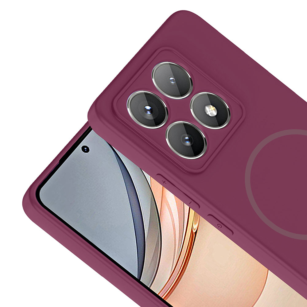 Xiaomi 14T Pro Kılıf M-safe Şarj Özellikli Zore Meta Kapak Lacivert