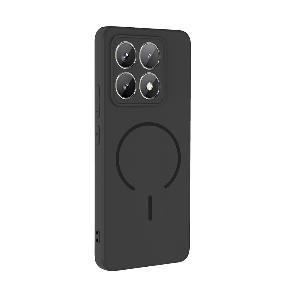Xiaomi 14T Pro Kılıf M-safe Şarj Özellikli Zore Meta Kapak Lacivert