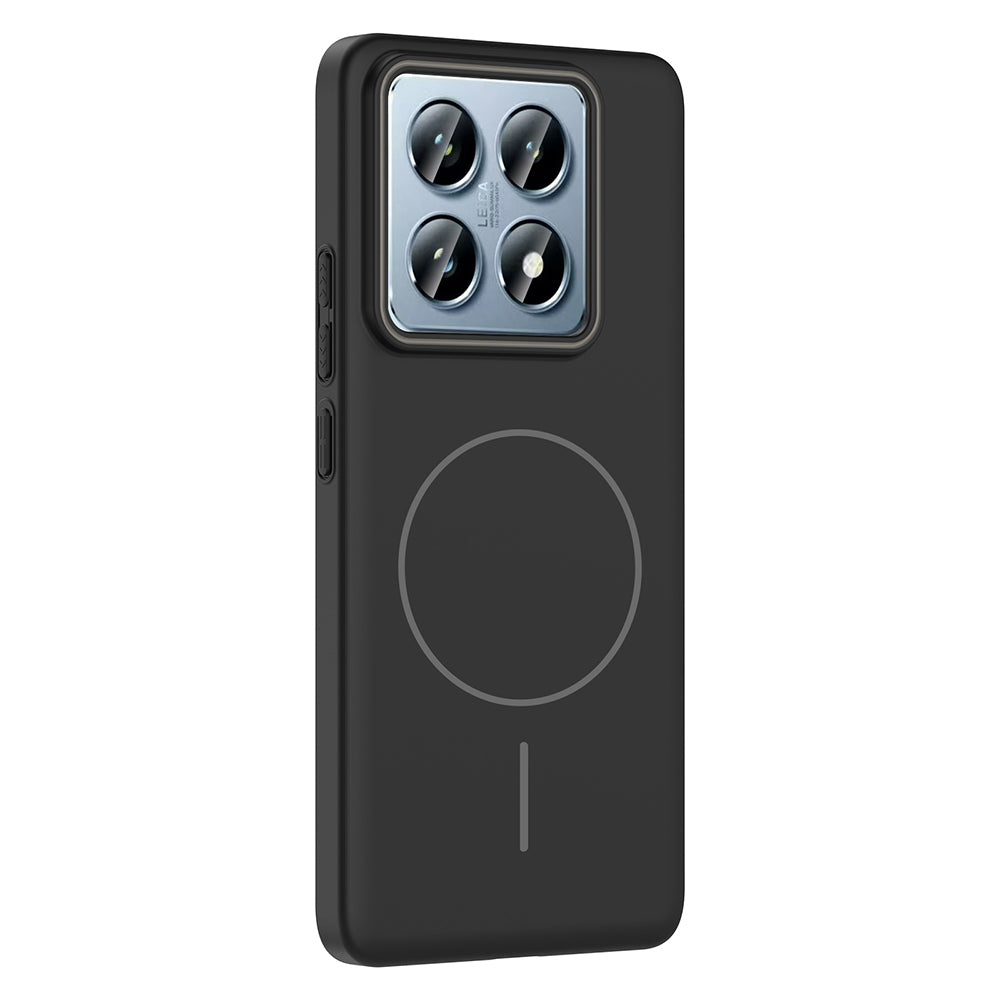 Xiaomi 14T Pro Kılıf M-safe Şarj Özellikli Zore Ruby Sert Kapak Desert Titanyum