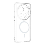 Xiaomi 15 Ultra Kamera Korumalı M-Safe Şarj Özellikli Şeffaf Zore London Sert PC Kapak Şeffaf
