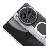 Xiaomi 15 Ultra Kamera Korumalı M-Safe Şarj Özellikli Şeffaf Zore London Sert PC Kapak Şeffaf