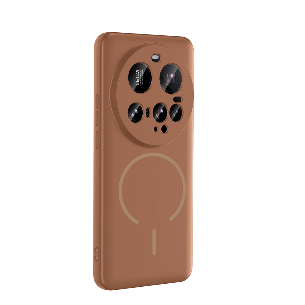 Xiaomi 15 Ultra Kılıf M-safe Şarj Özellikli Zore Meta Kapak Rose Pembe