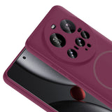 Xiaomi 15 Ultra Kılıf M-safe Şarj Özellikli Zore Meta Kapak Rose Pembe