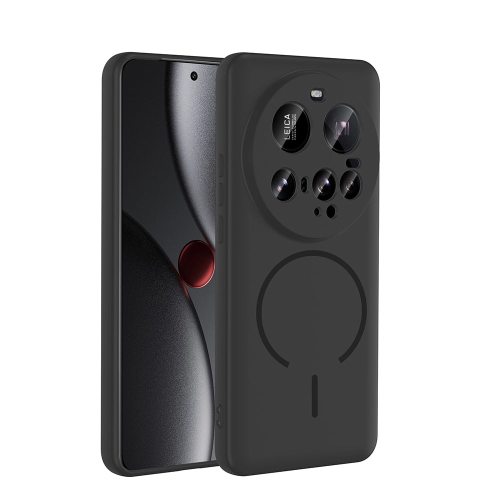 Xiaomi 15 Ultra Kılıf M-safe Şarj Özellikli Zore Meta Kapak Siyah