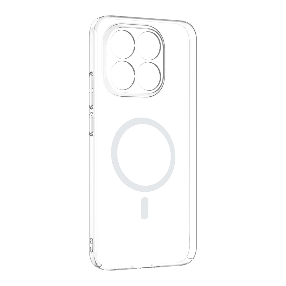 Xiaomi 15T Kamera Korumalı M-Safe Şarj Özellikli Şeffaf Zore London Sert PC Kapak Şeffaf