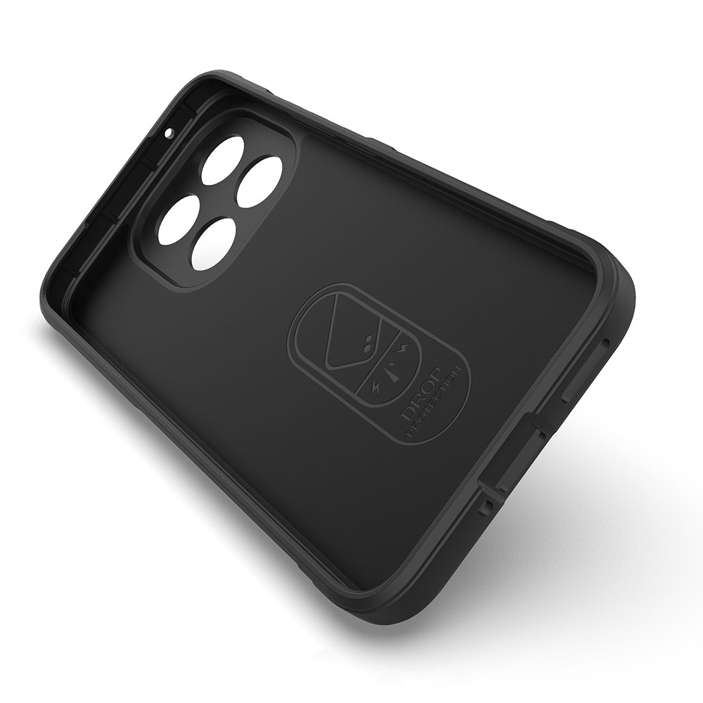 Xiaomi 15T Kılıf Esnek TPU Oyuklu Arka Yüzey Tasarımlı Zore Etnik Silikon Kapak Siyah