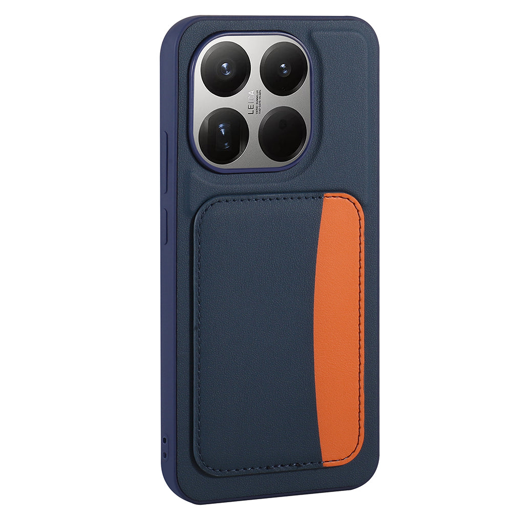Xiaomi 15T Kılıf Kartlıklı Zore X-Kart Silikon Kapak Lacivert