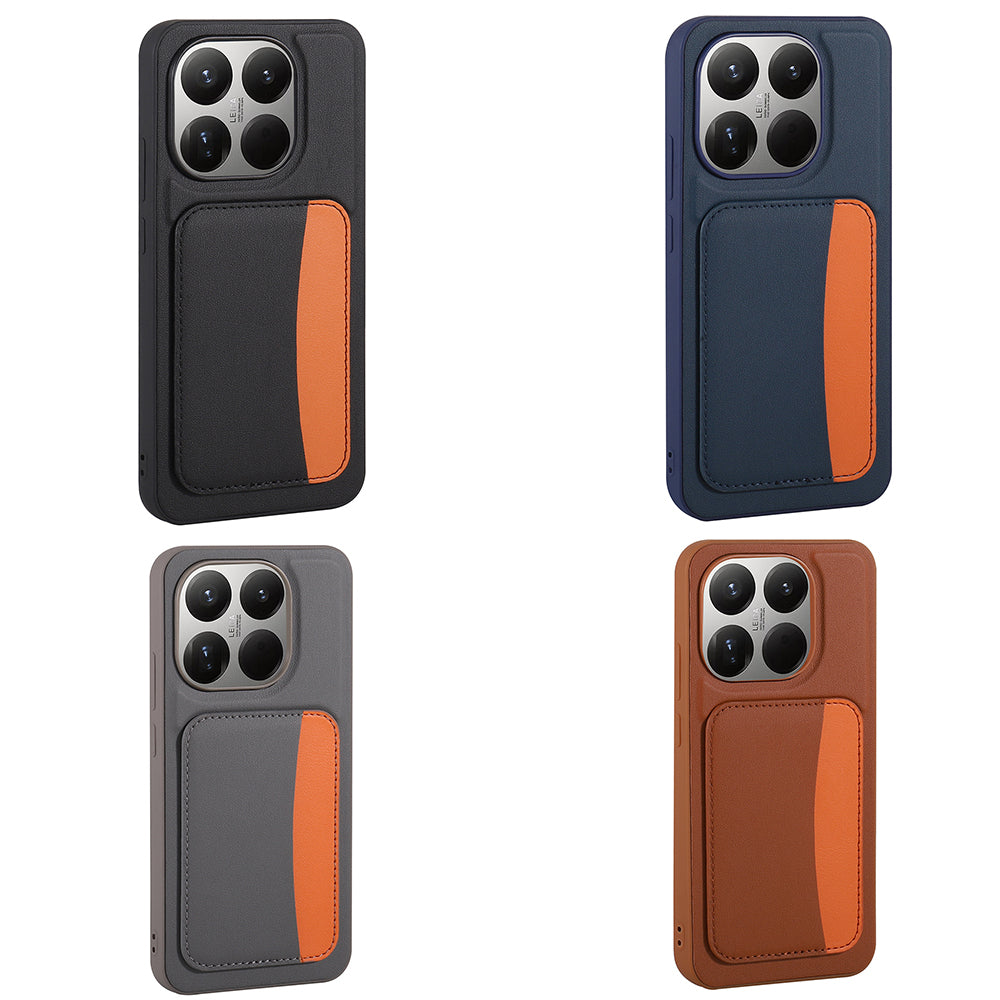 Xiaomi 15T Kılıf Kartlıklı Zore X-Kart Silikon Kapak Lacivert
