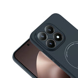 Xiaomi 15T Kılıf M-Safe Şarj Özellikli Kamera Korumalı Zore Elio Sert PC Kapak Lacivert
