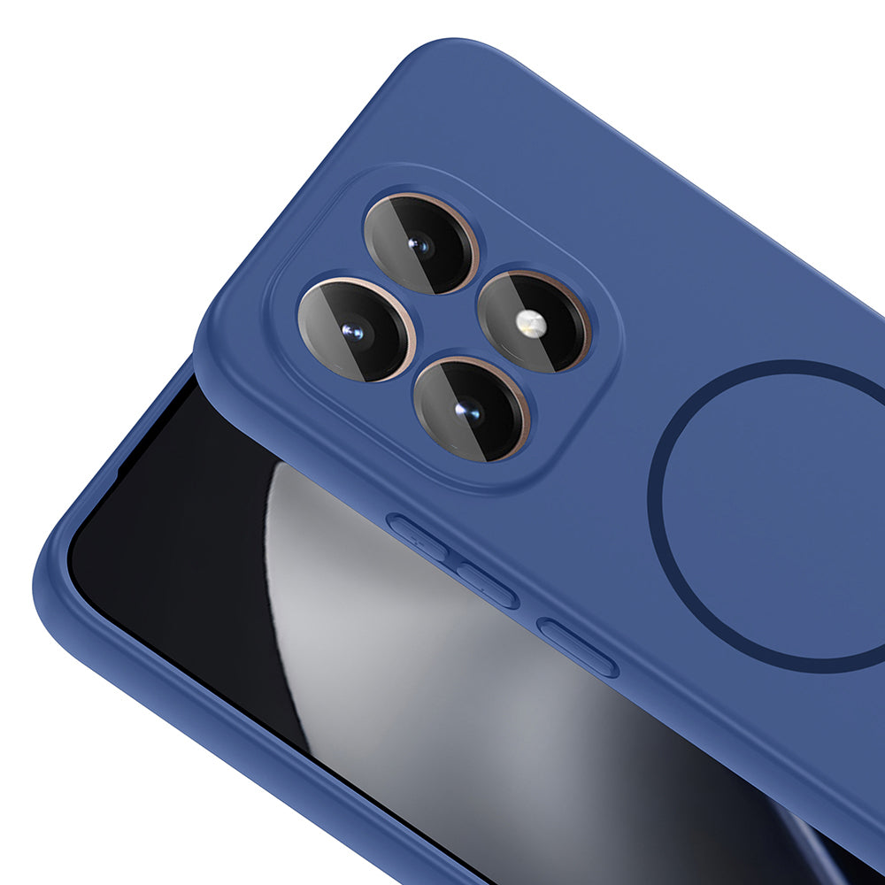Xiaomi 15T Kılıf M-safe Şarj Özellikli Zore Meta Kapak Titanyum-Gri