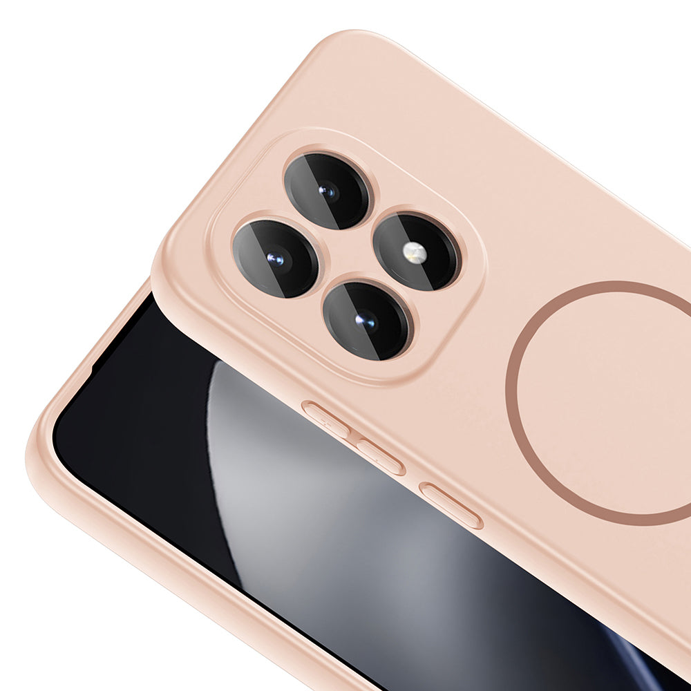 Xiaomi 15T Kılıf M-safe Şarj Özellikli Zore Meta Kapak Titanyum-Gri