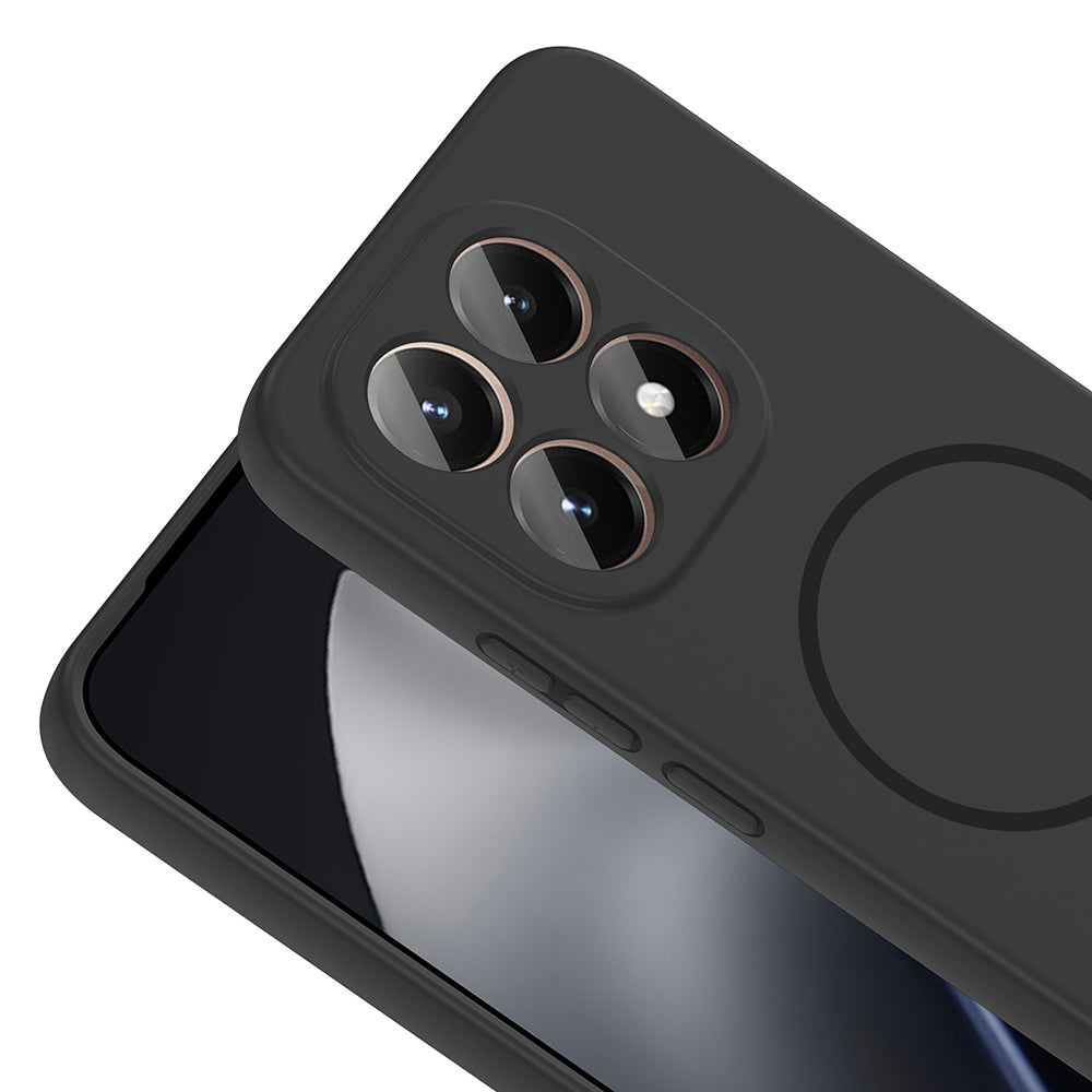 Xiaomi 15T Kılıf M-safe Şarj Özellikli Zore Meta Kapak Titanyum-Gri