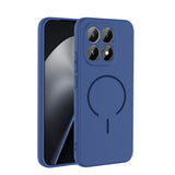 Xiaomi 15T Kılıf M-safe Şarj Özellikli Zore Meta Kapak Lacivert