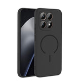 Xiaomi 15T Kılıf M-safe Şarj Özellikli Zore Meta Kapak Siyah