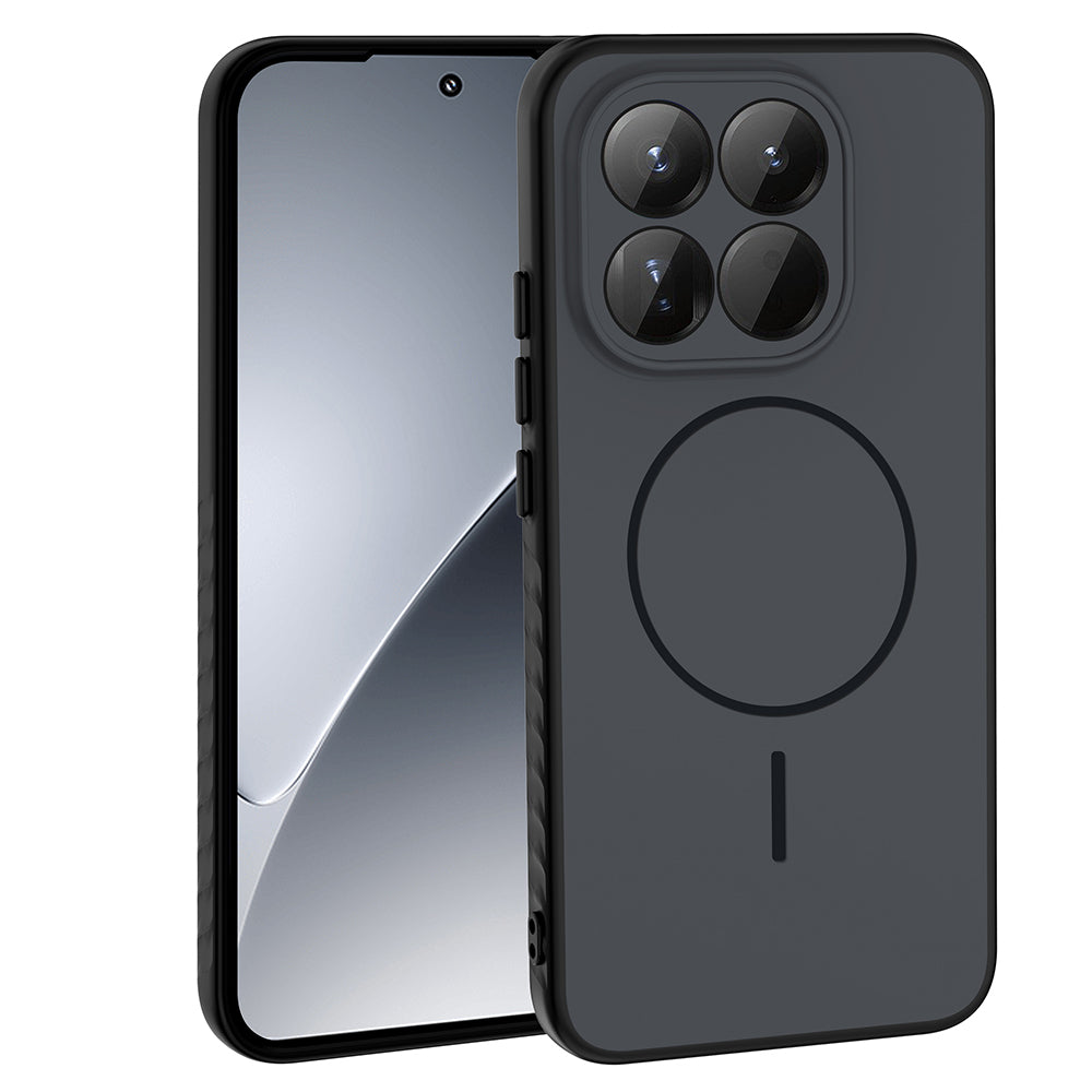 Xiaomi 15T Kılıf M-safe Şarj Özellikli Zore Tea Kapak Siyah