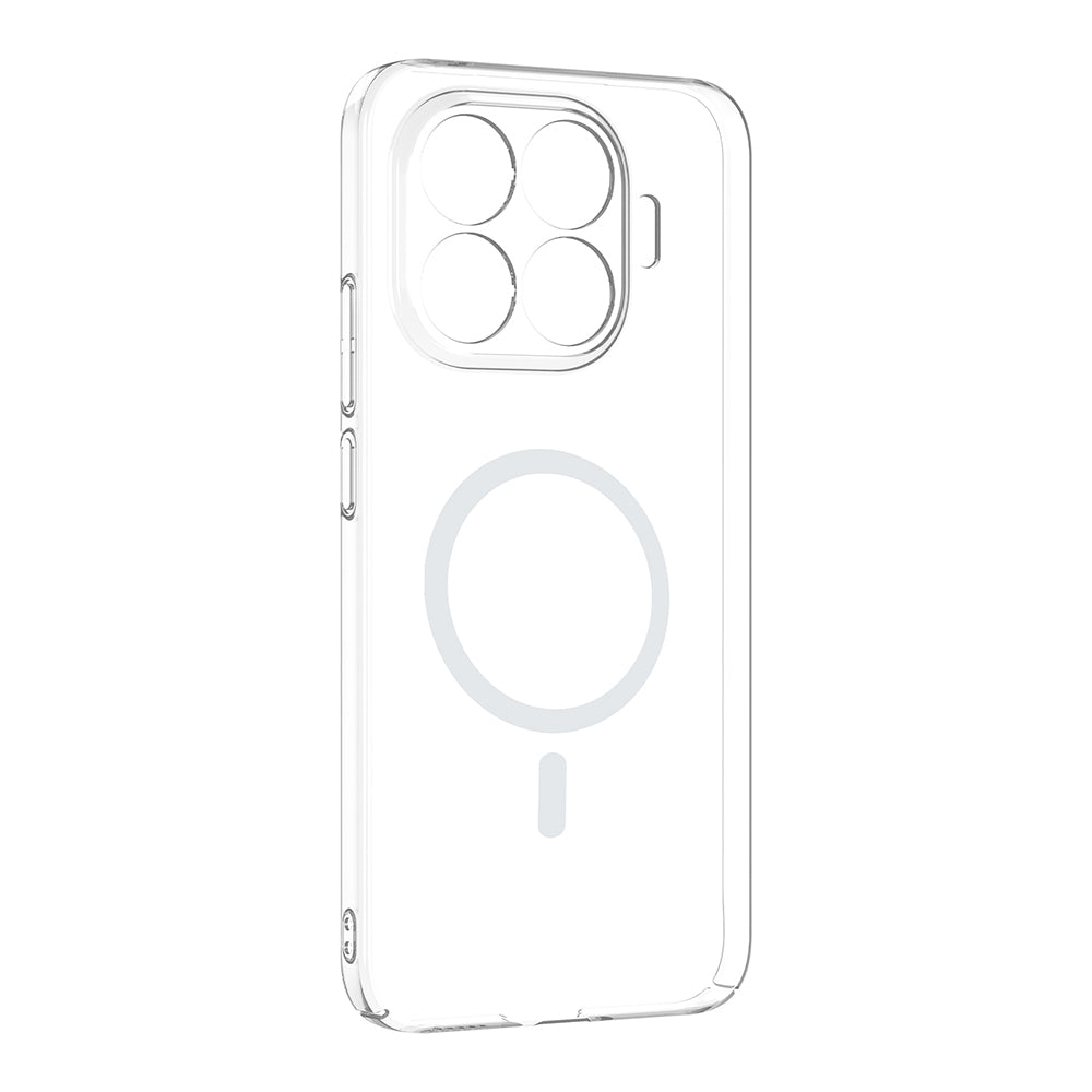 Xiaomi 15T Pro Kamera Korumalı M-Safe Şarj Özellikli Şeffaf Zore London Sert PC Kapak Şeffaf