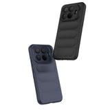 Xiaomi 15T Pro Kılıf Esnek TPU Oyuklu Arka Yüzey Tasarımlı Zore Etnik Silikon Kapak Lacivert