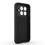 Xiaomi 15T Pro Kılıf Esnek TPU Oyuklu Arka Yüzey Tasarımlı Zore Etnik Silikon Kapak Siyah