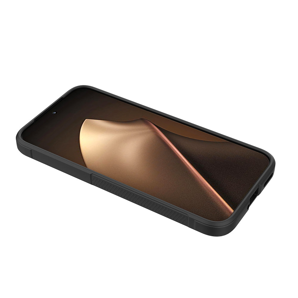 Xiaomi 15T Pro Kılıf Esnek TPU Oyuklu Arka Yüzey Tasarımlı Zore Etnik Silikon Kapak Lacivert
