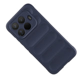Xiaomi 15T Pro Kılıf Esnek TPU Oyuklu Arka Yüzey Tasarımlı Zore Etnik Silikon Kapak Lacivert