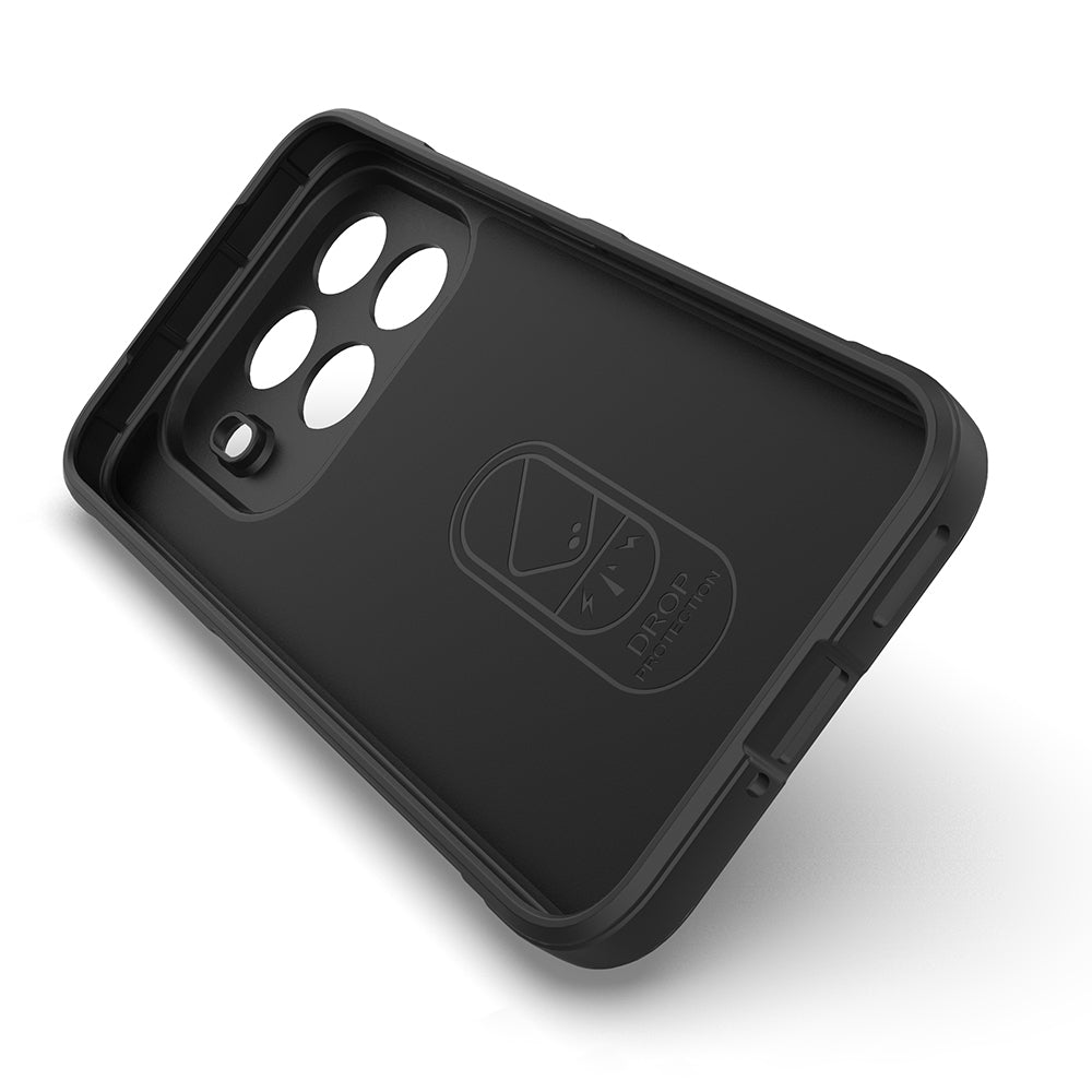 Xiaomi 15T Pro Kılıf Esnek TPU Oyuklu Arka Yüzey Tasarımlı Zore Etnik Silikon Kapak Koyu Yeşil