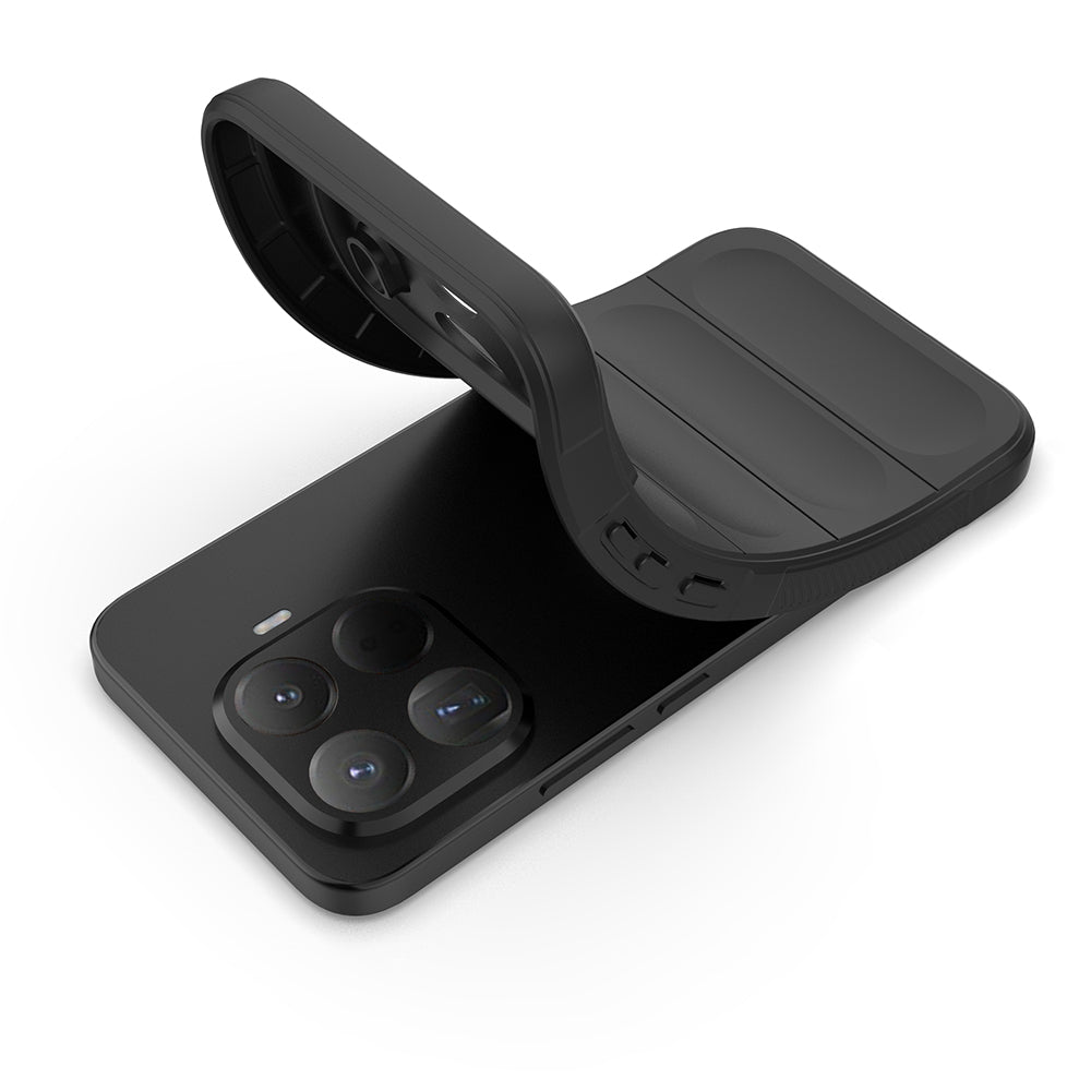Xiaomi 15T Pro Kılıf Esnek TPU Oyuklu Arka Yüzey Tasarımlı Zore Etnik Silikon Kapak Lacivert