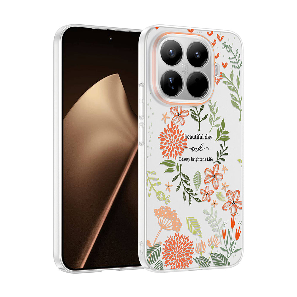 Xiaomi 15T Pro Kılıf Kamera Korumalı Desenli Zore Klip Kapak Beautiful