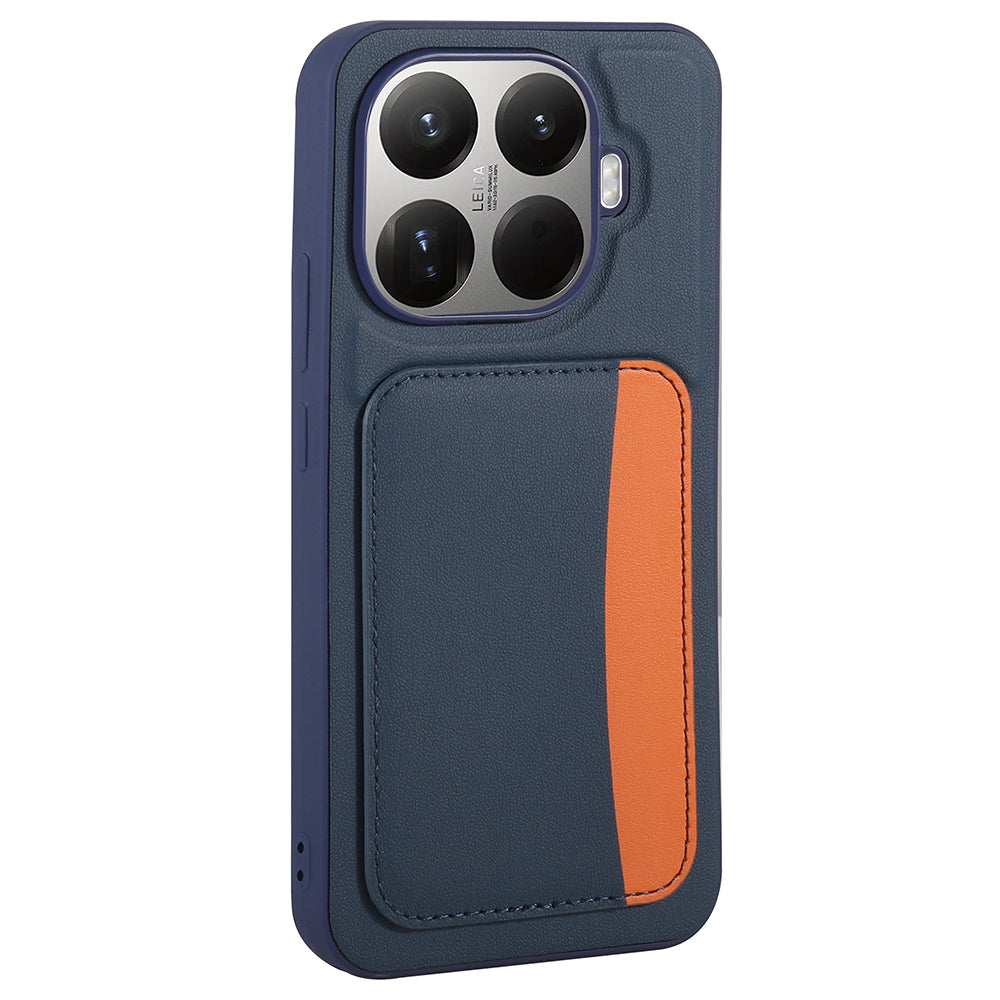 Xiaomi 15T Pro Kılıf Kartlıklı Zore X-Kart Silikon Kapak Kahverengi