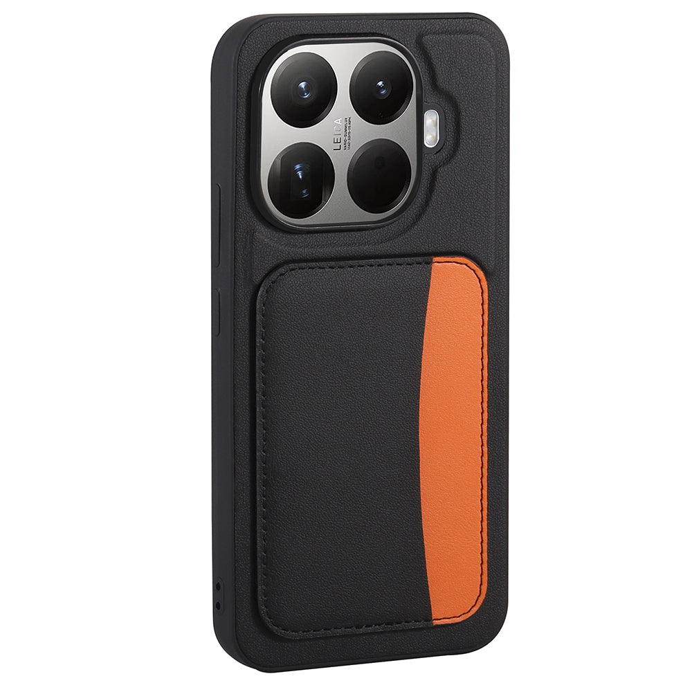 Xiaomi 15T Pro Kılıf Kartlıklı Zore X-Kart Silikon Kapak Siyah