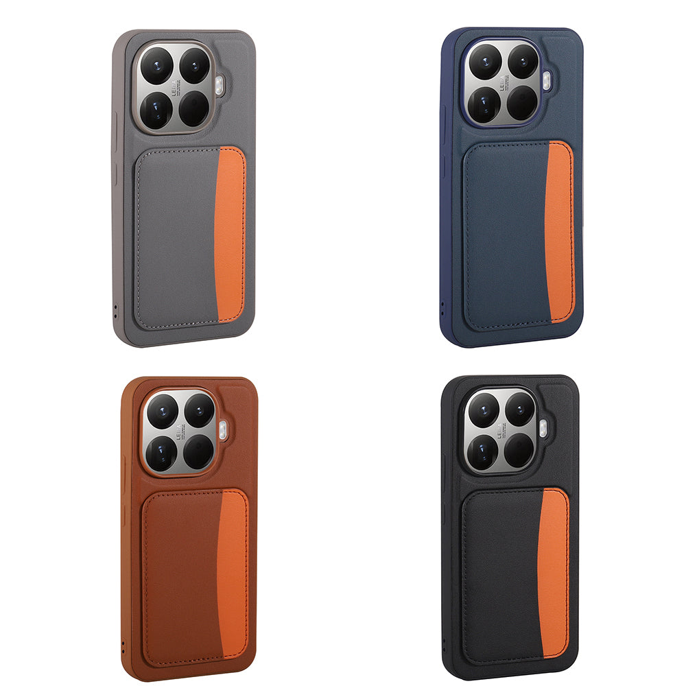 Xiaomi 15T Pro Kılıf Kartlıklı Zore X-Kart Silikon Kapak Siyah