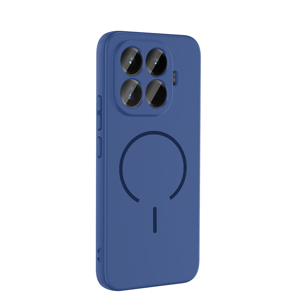 Xiaomi 15T Pro Kılıf M-safe Şarj Özellikli Zore Meta Kapak Mürdüm