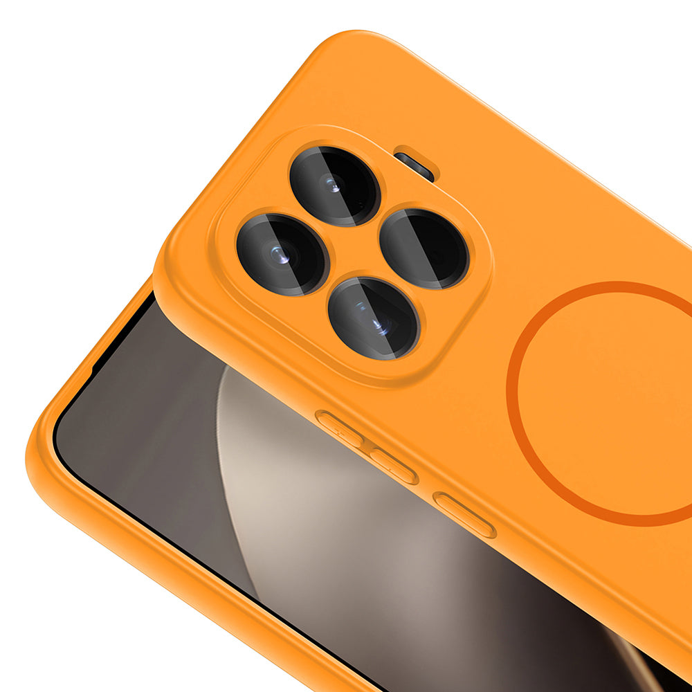 Xiaomi 15T Pro Kılıf M-safe Şarj Özellikli Zore Meta Kapak Rose Pembe