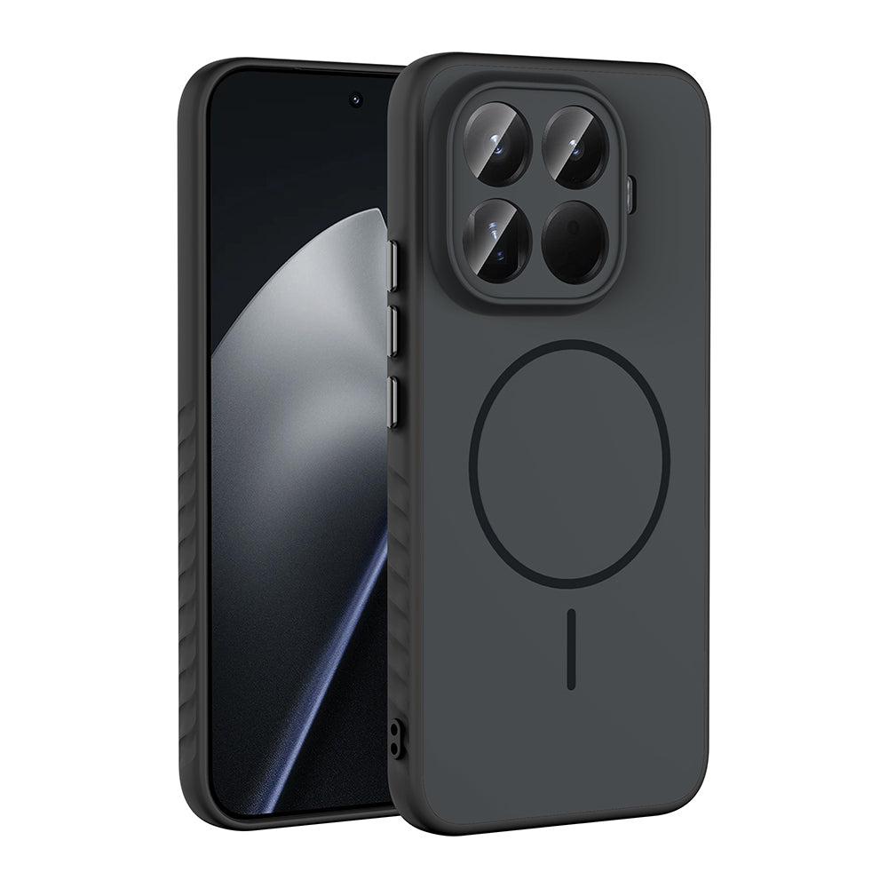 Xiaomi 15T Pro Kılıf M-safe Şarj Özellikli Zore Tea Kapak Gümüş