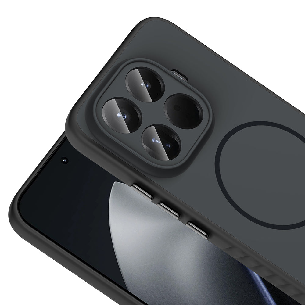 Xiaomi 15T Pro Kılıf M-safe Şarj Özellikli Zore Tea Kapak Lacivert