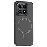 Xiaomi 17 Kılıf M-Safe Şarj Özellikli Kamera Korumalı Zore Elio Sert PC Kapak Siyah