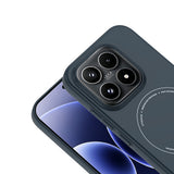 Xiaomi 17 Kılıf M-Safe Şarj Özellikli Kamera Korumalı Zore Elio Sert PC Kapak Lacivert
