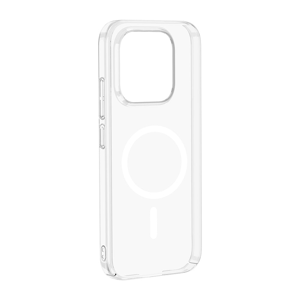 Xiaomi 17 Kamera Korumalı M-Safe Şarj Özellikli Şeffaf Zore London Sert PC Kapak Şeffaf