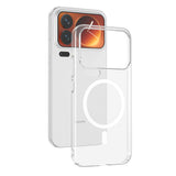 Xiaomi 17 Pro Kamera Korumalı M-Safe Şarj Özellikli Şeffaf Zore London Sert PC Kapak Şeffaf